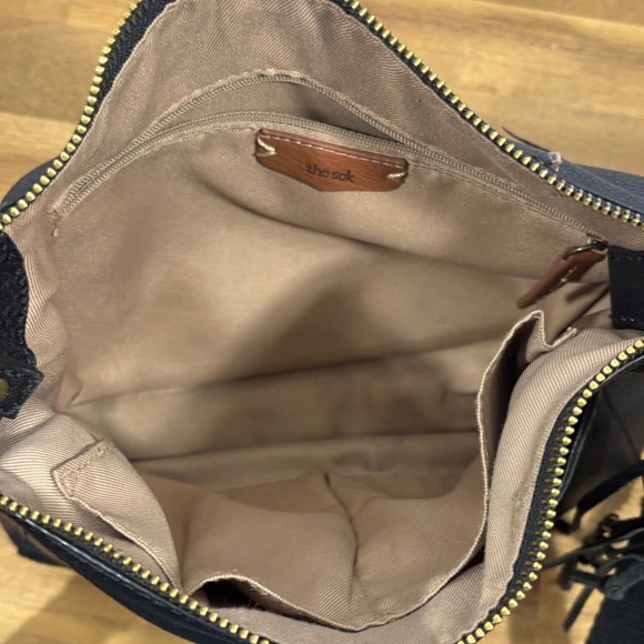 The Sak Chic Black Leather Crossbody Bag - Picture 6 of 14